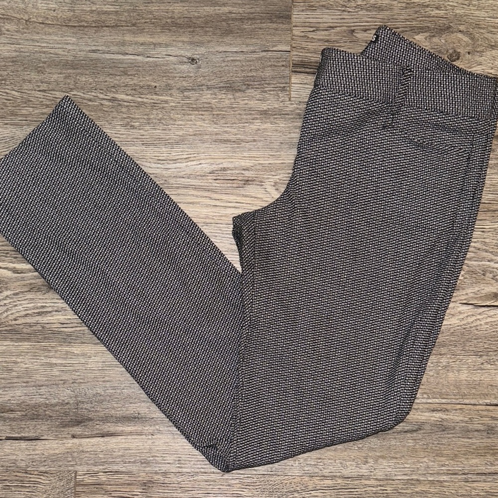 Black Wool Blend Dress Pants